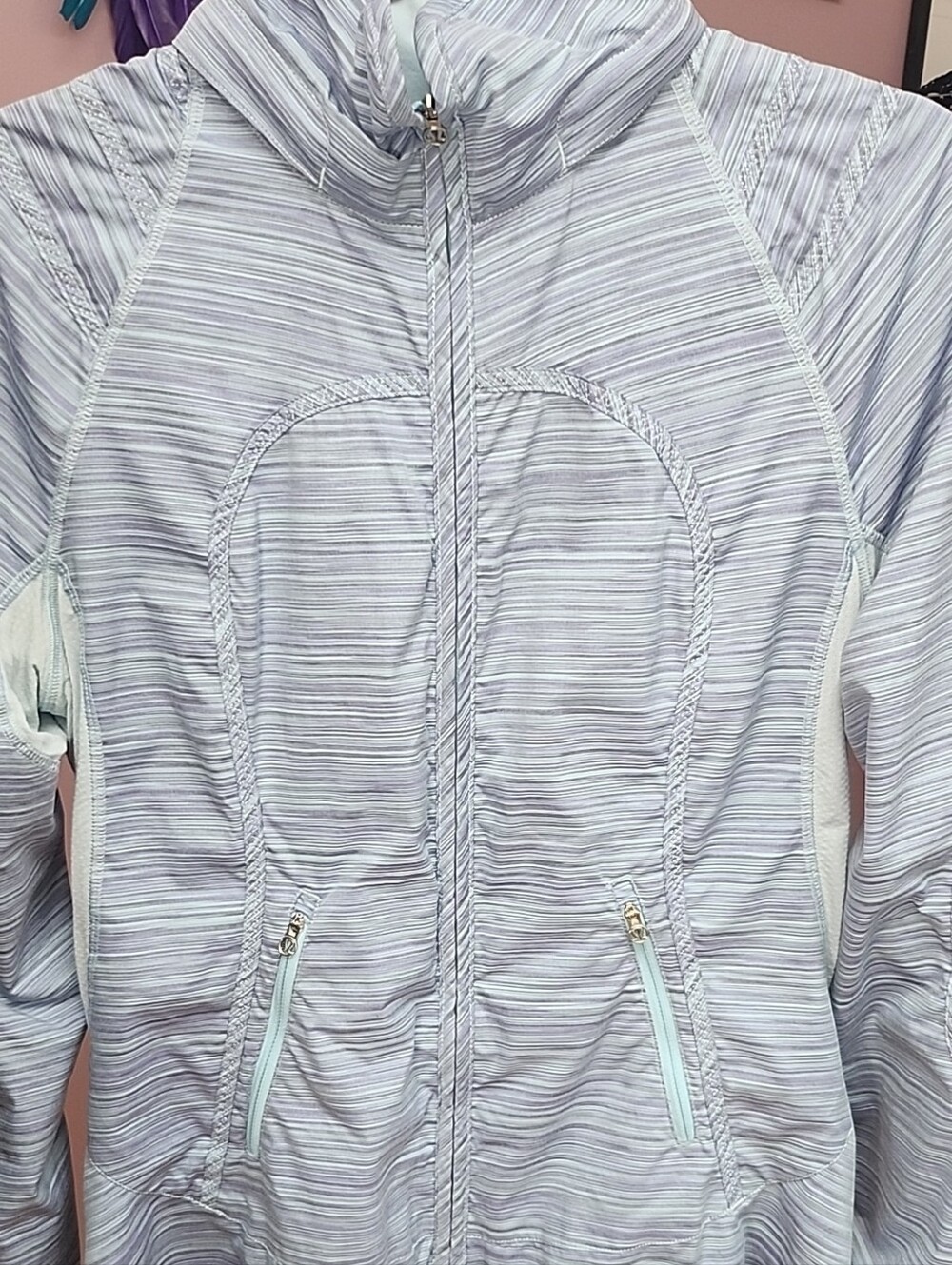 Lululemon Jacket With Hidden Hood And Peplum-like Flare